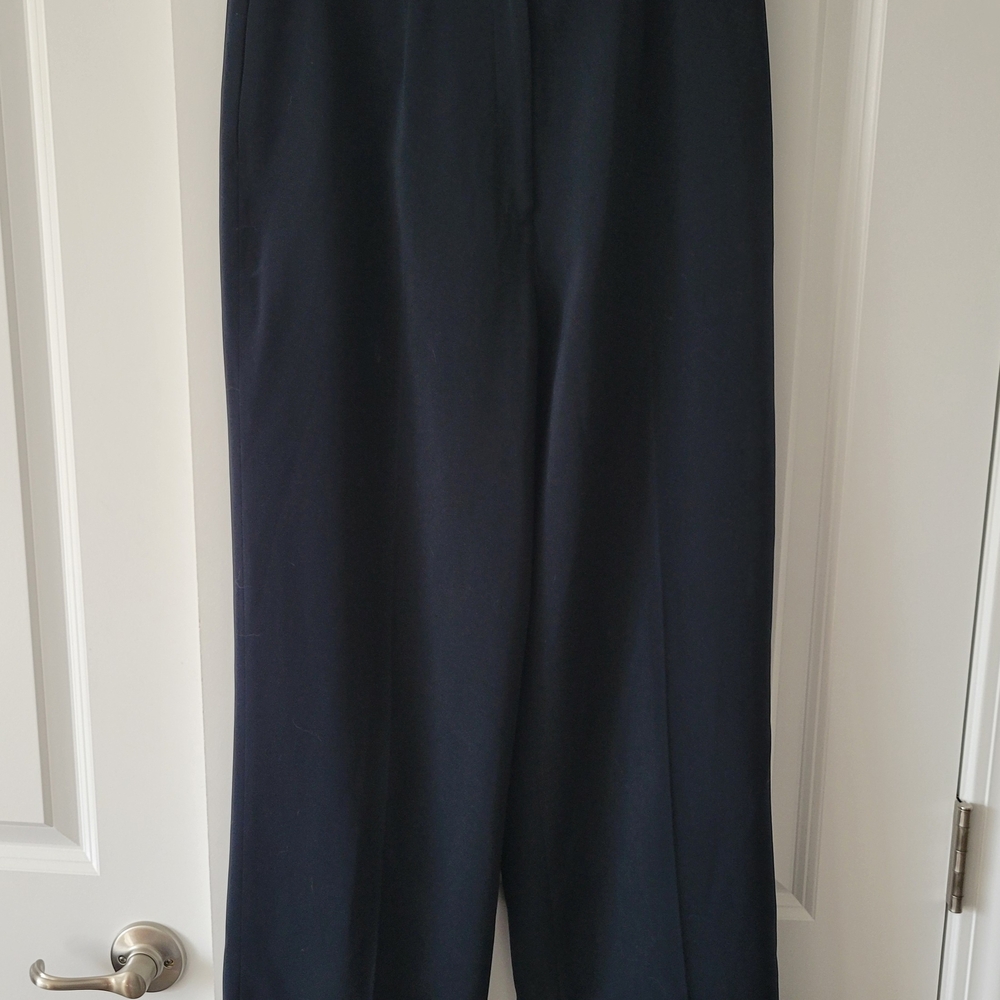 Kasper Navy Pant Suit 4 - Picture 4 of 7